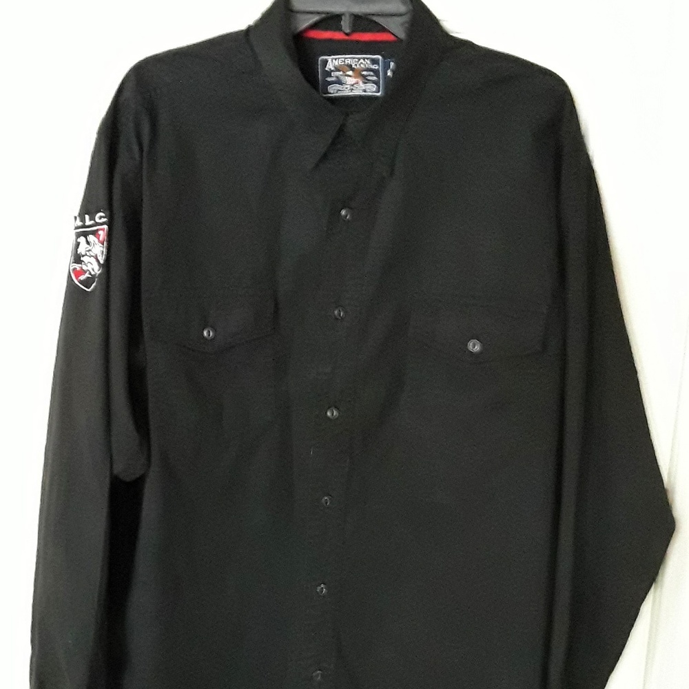 American Living XL BLACK Button Down Men's Shirt